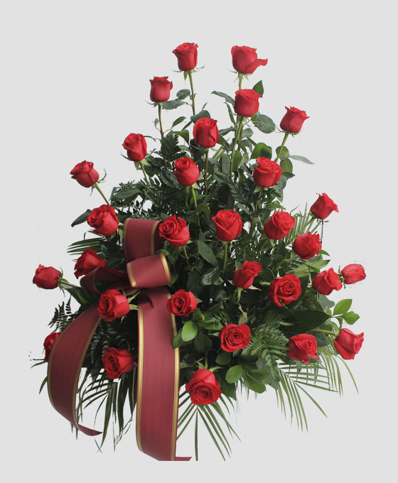 Centro de flores para difuntos